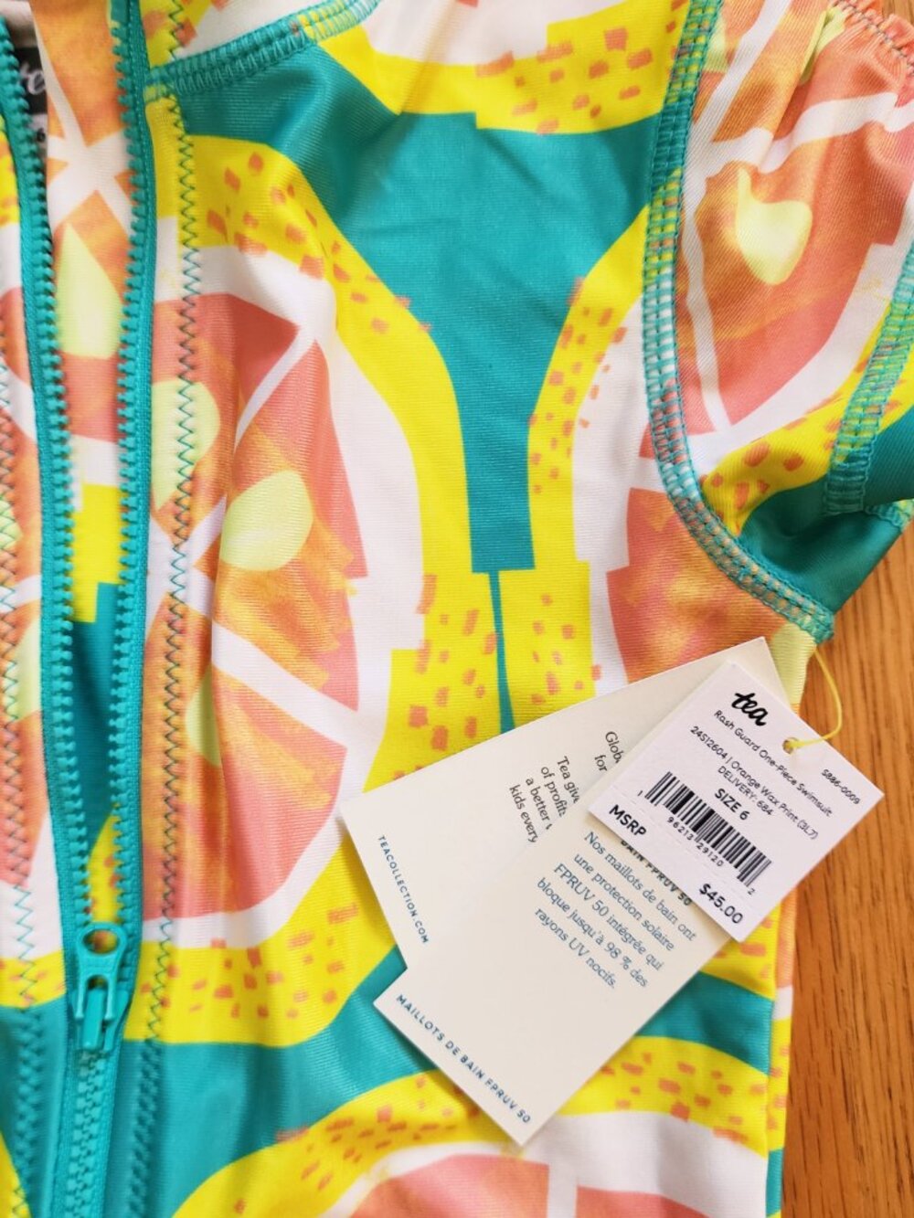 Tea Collection Rashguard one-piece swimsuit - Picture 3 of 4
